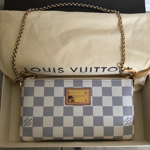 Louis Vuitton | Bags | Pochette Milla In Mm Size In Damier Azur | Poshmark